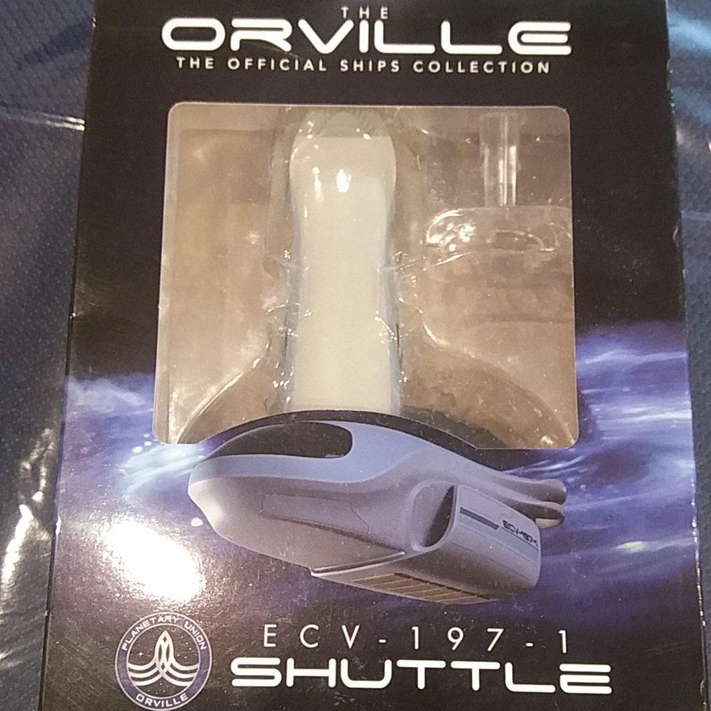Eaglemoss Orville Hero Collector ECV197-1 Shuttle model Diecast With Magazine